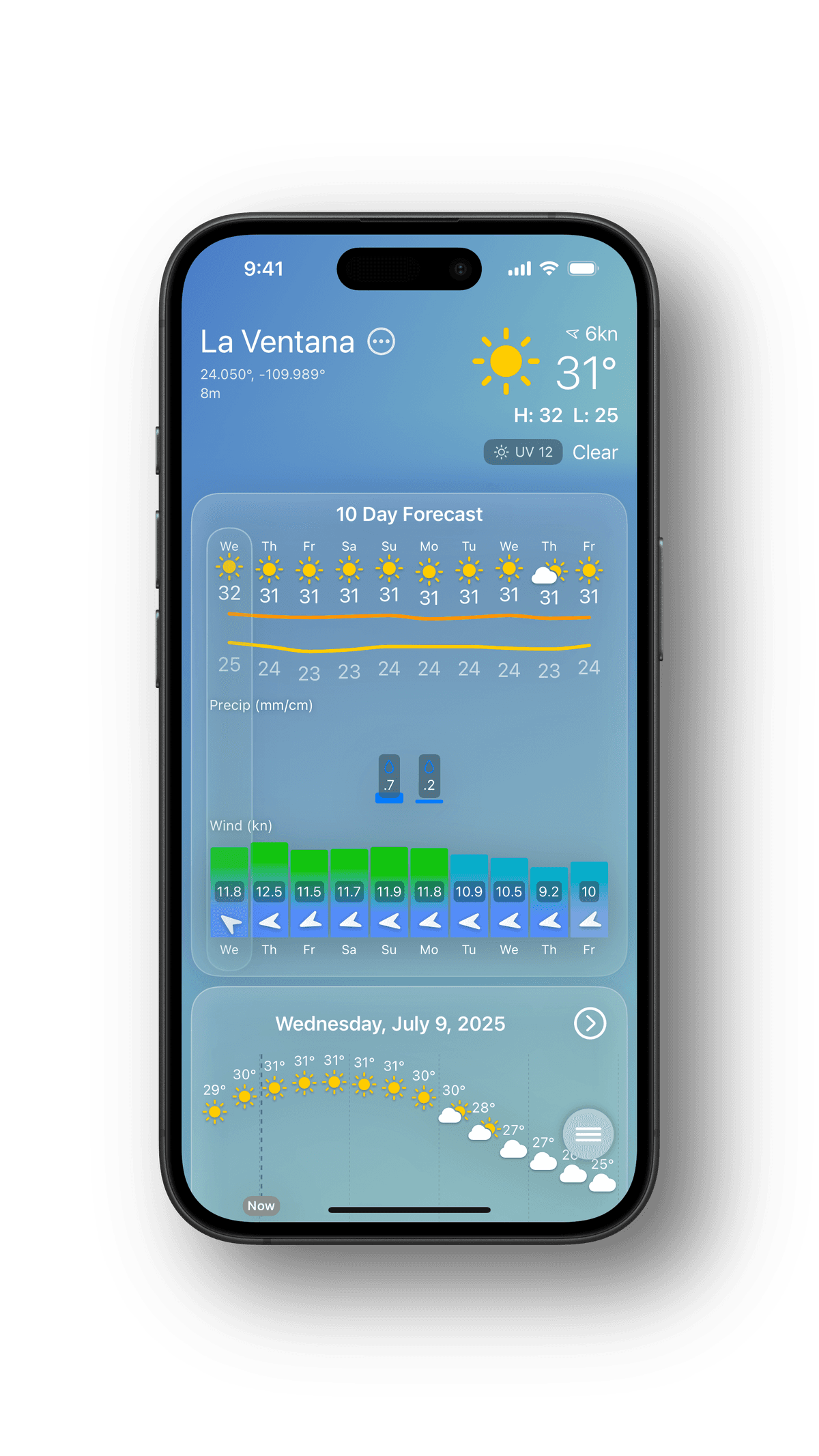Weather Nerd App Screenshot Preview